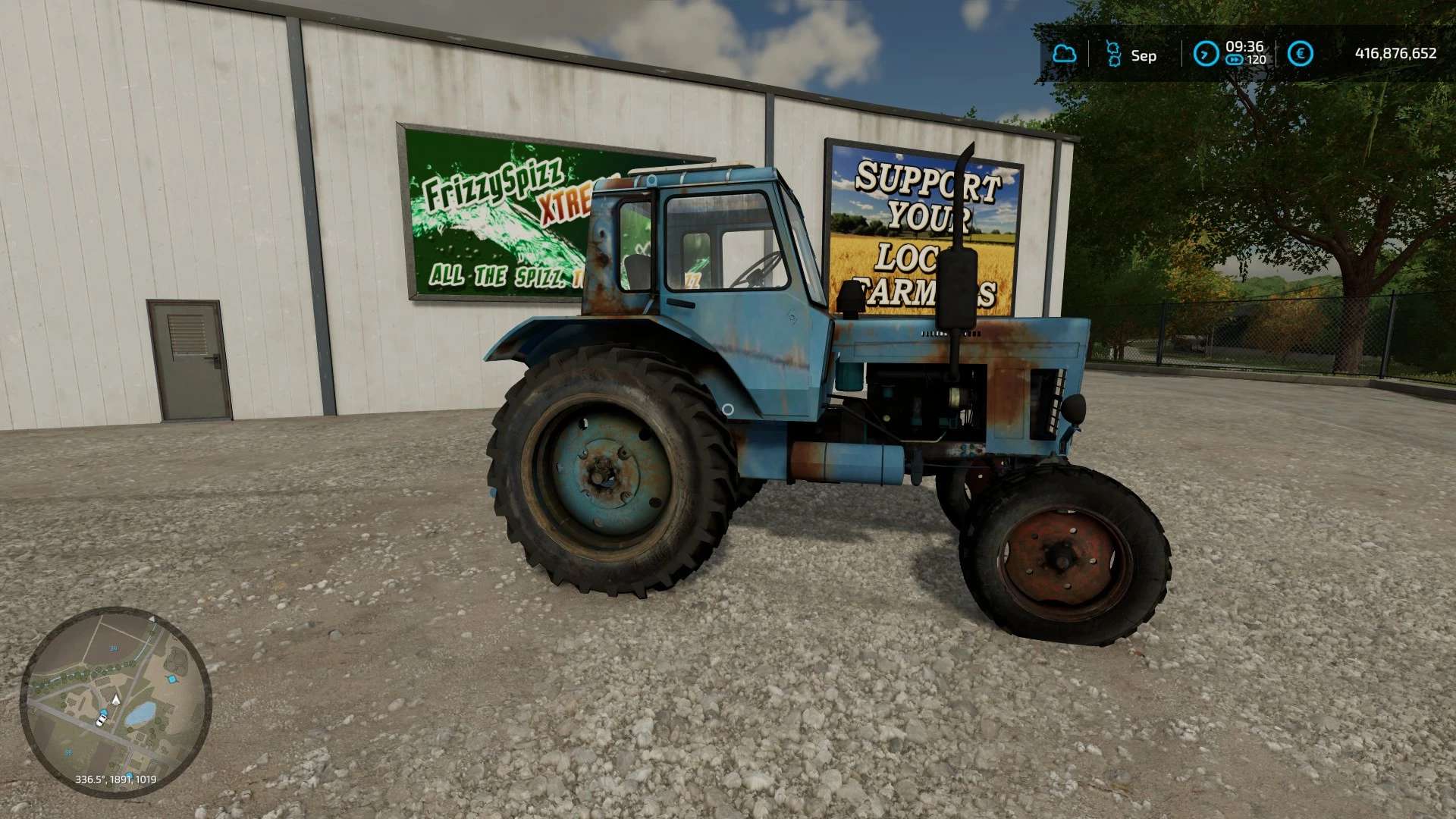 МТЗ 80 Трактор v1.0.0.0 | Farming Simulator 22 мод | FS22 МОДЫ