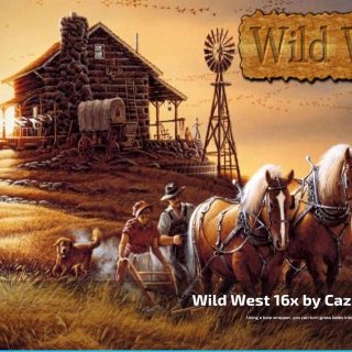 Карта wild west 16x