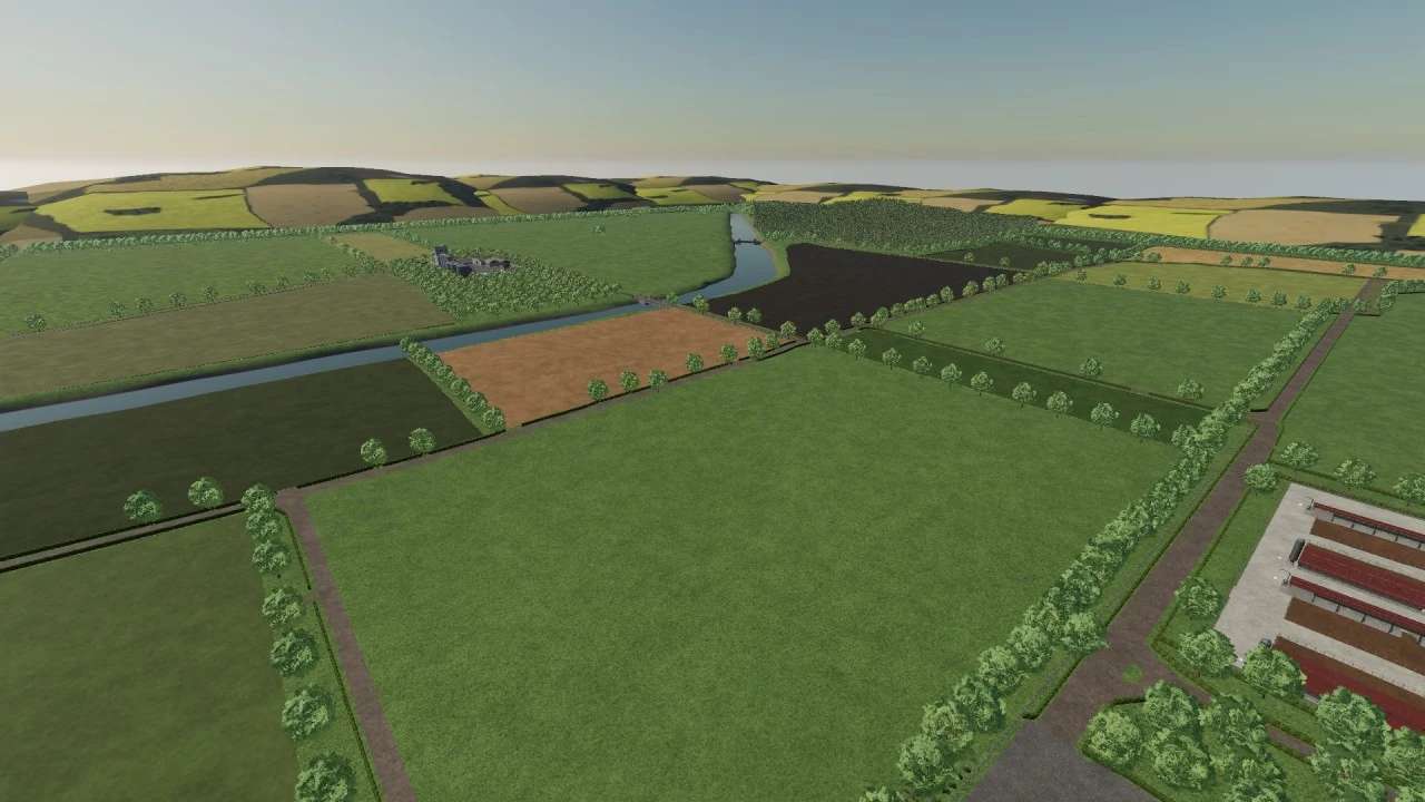 22 версия ферма. Farming Simulator 19 ферма коров. Ферма 22 мод на гектары. Огромная ферма. Farmland карта.