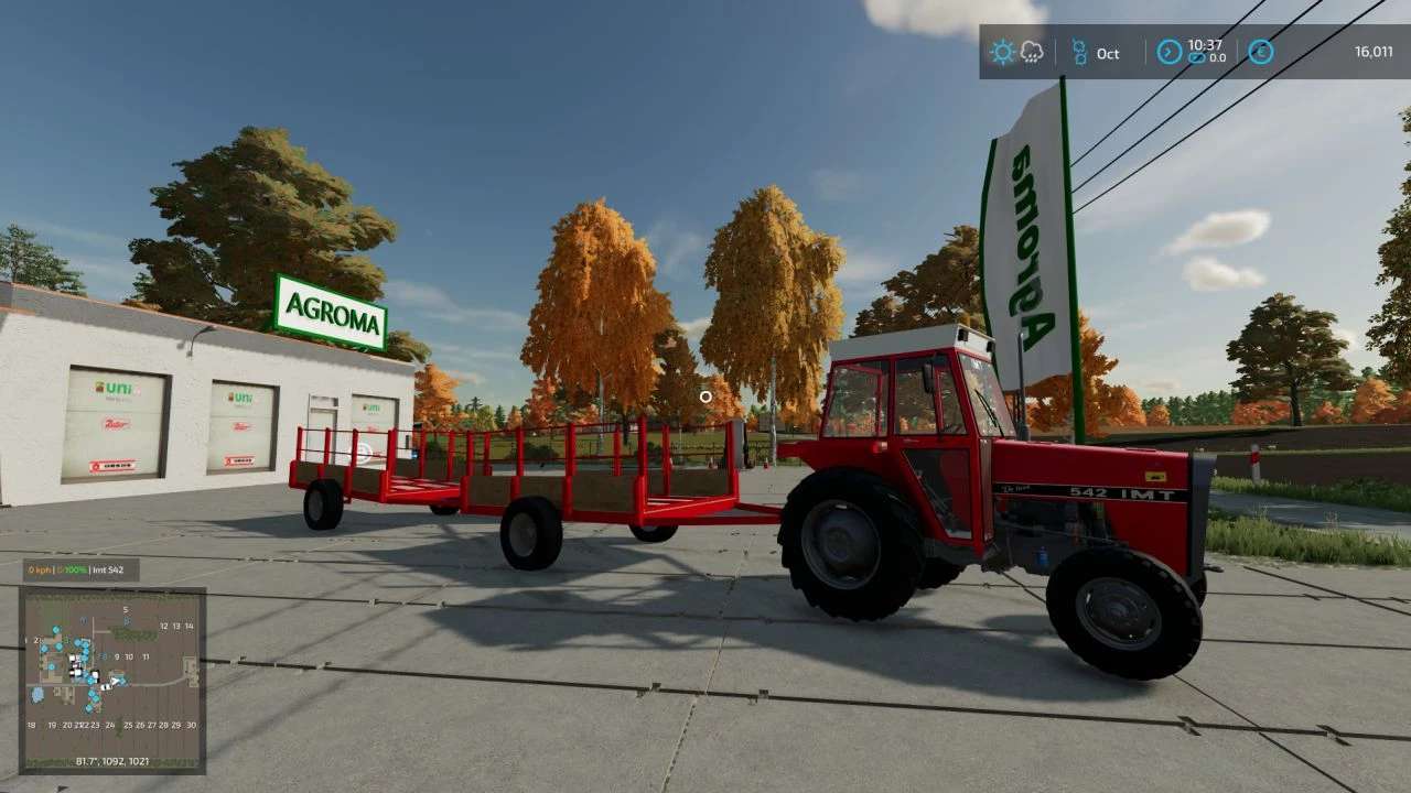 Деревянный трейлер v1.0.0.0 | Farming Simulator 22 мод | FS22 МОДЫ