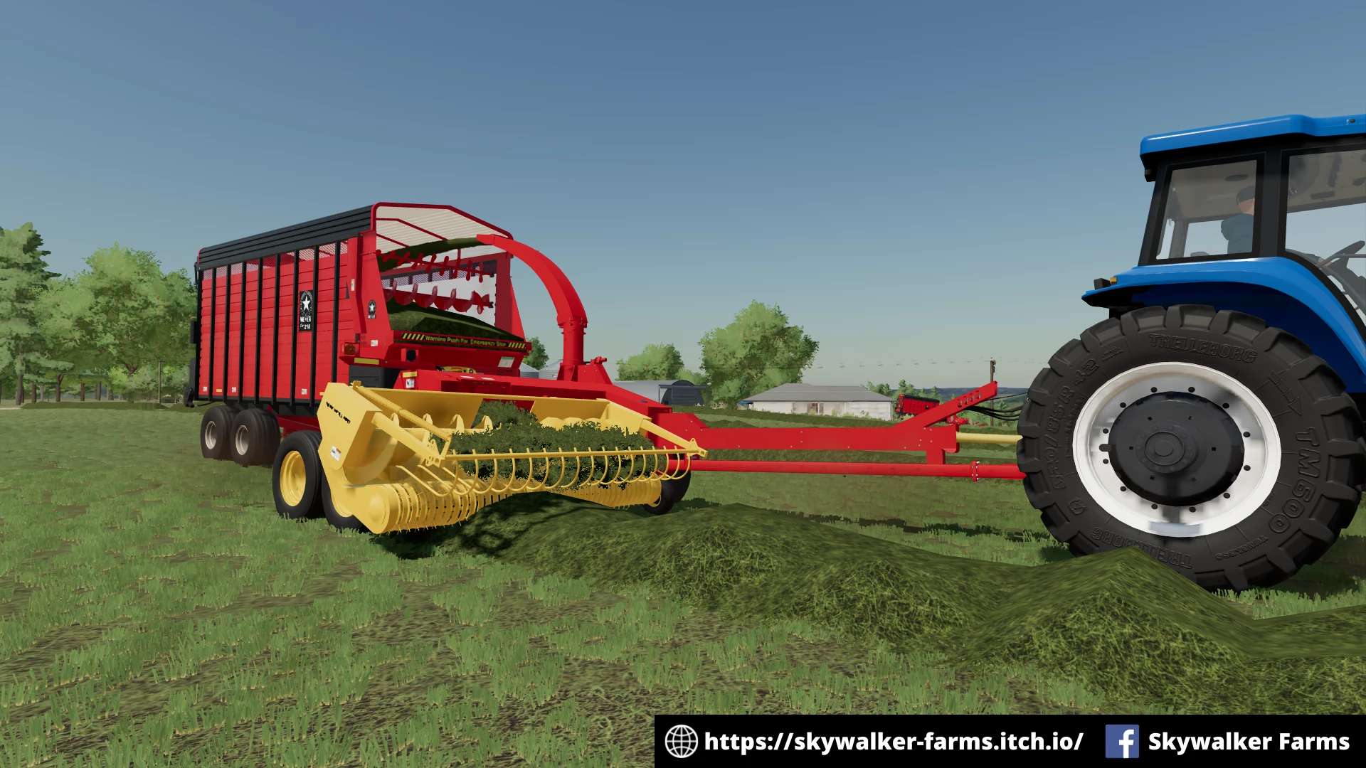 Прицепной кормоуборочный комбайн CNH v1.0.0.0 | Farming Simulator 22 мод |  FS22 МОДЫ