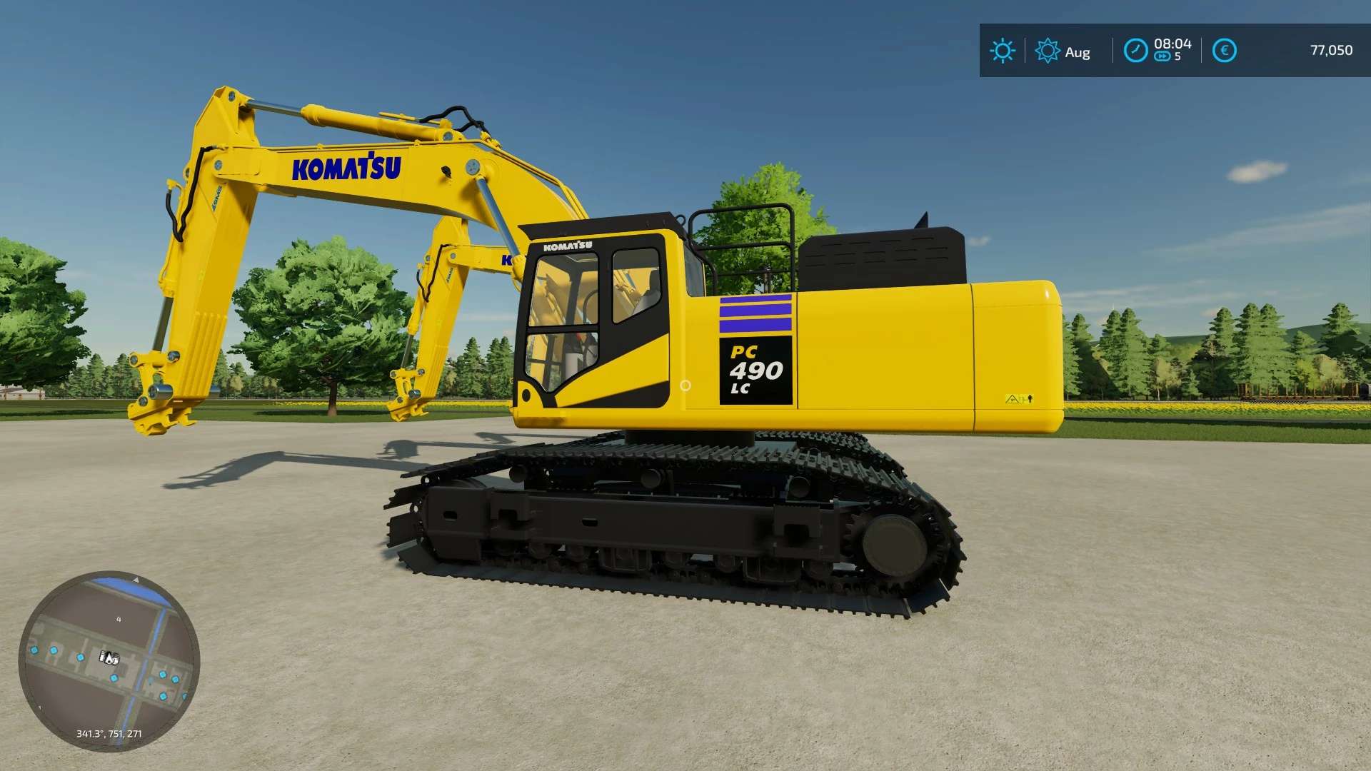 Komatsu 11 больших экскаваторов v1.0.0.0 | Farming Simulator 22 мод | FS22  МОДЫ