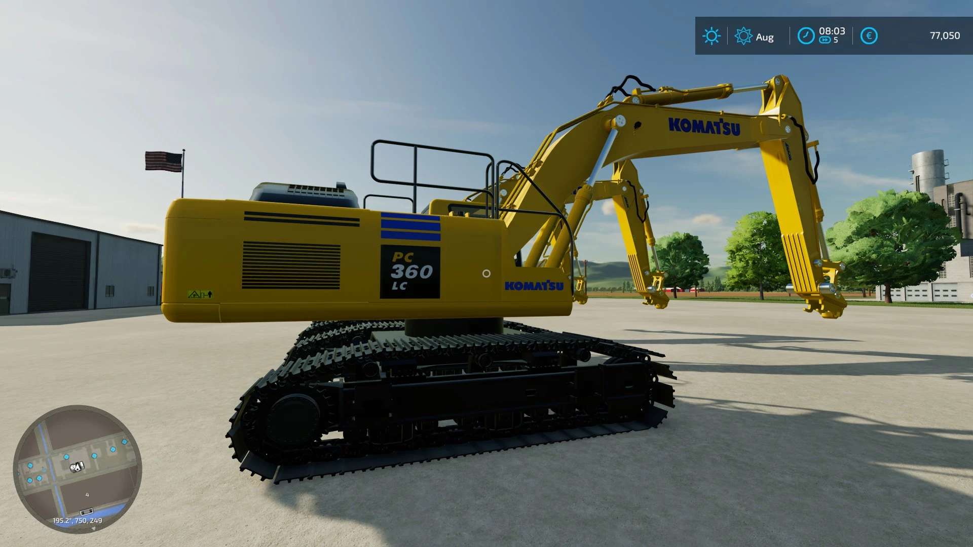 Komatsu 11 больших экскаваторов v1.0.0.0 | Farming Simulator 22 мод | FS22  МОДЫ