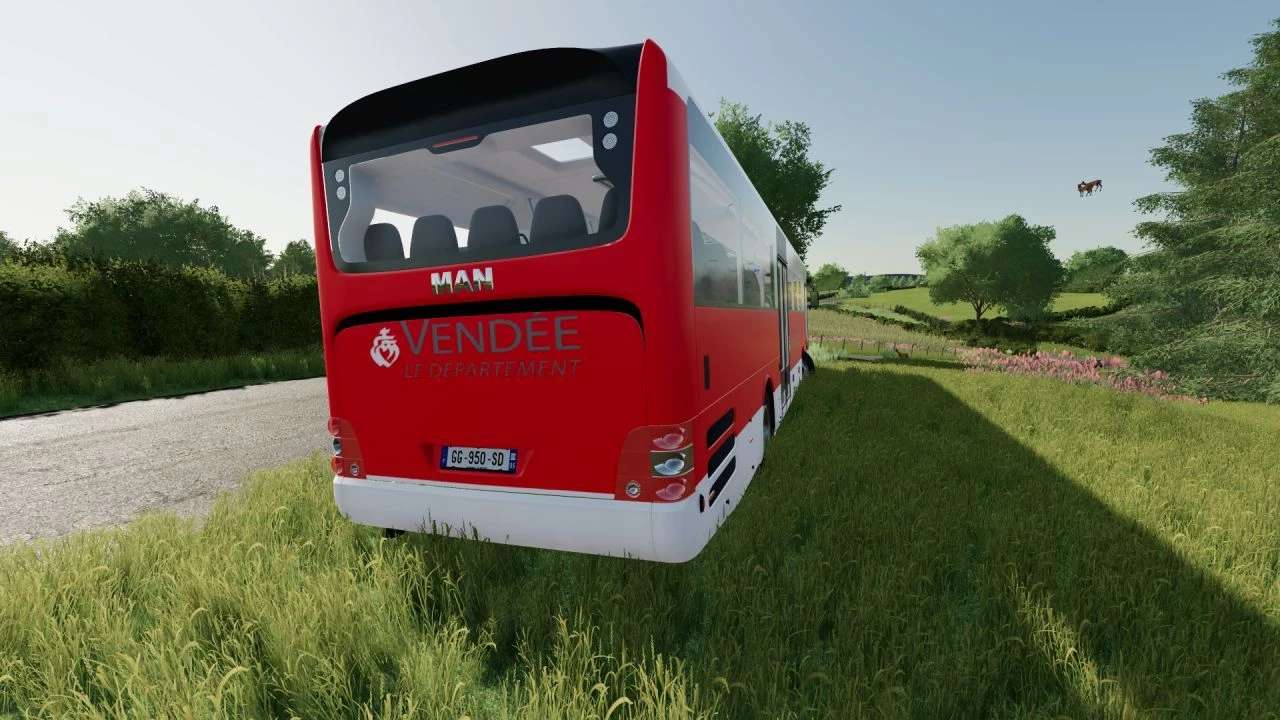 Автобус Man Intercity Vendée Le Département 85 v1.2.0.0 | Farming Simulator  22 мод | FS22 МОДЫ