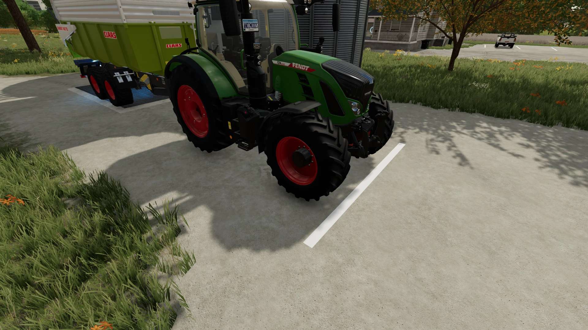 Белые линии (сборные) v1.0.0.0 | Farming Simulator 22 мод | FS22 МОДЫ