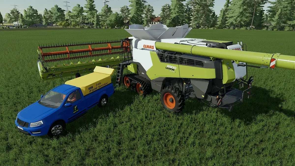 Пикап для полевого ремонта v0.3.1.0 | Farming Simulator 22 мод | FS22 МОДЫ