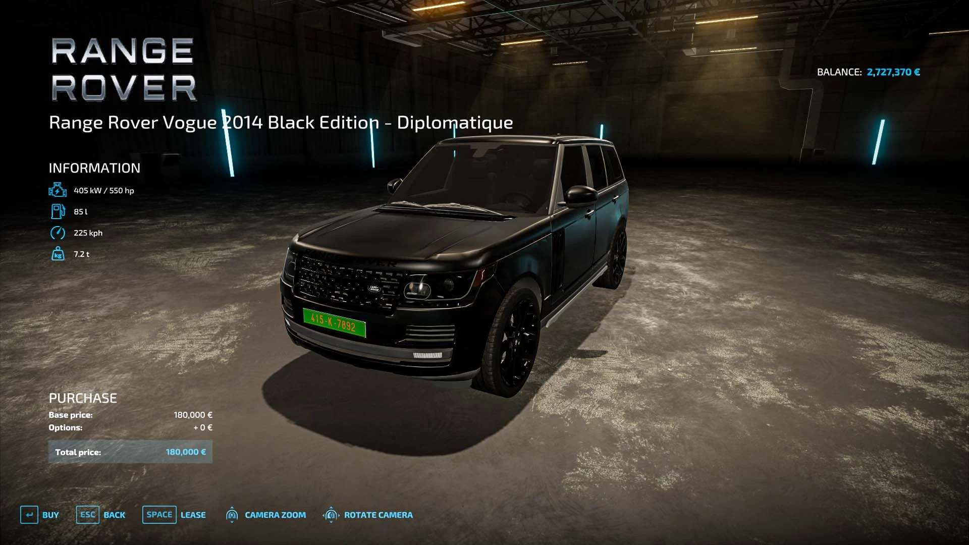 Range Rover Vogue 2014 Black Edition v1.0.0.0 | Farming Simulator 22 мод |  FS22 МОДЫ