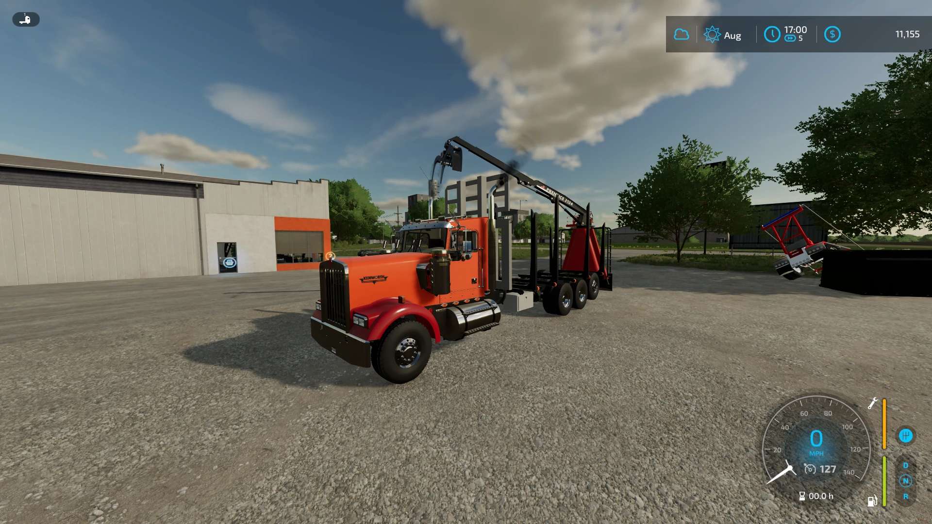 Лесовоз Kenworth w900 V1.0.0.0 | Farming Simulator 22 мод | FS22 МОДЫ