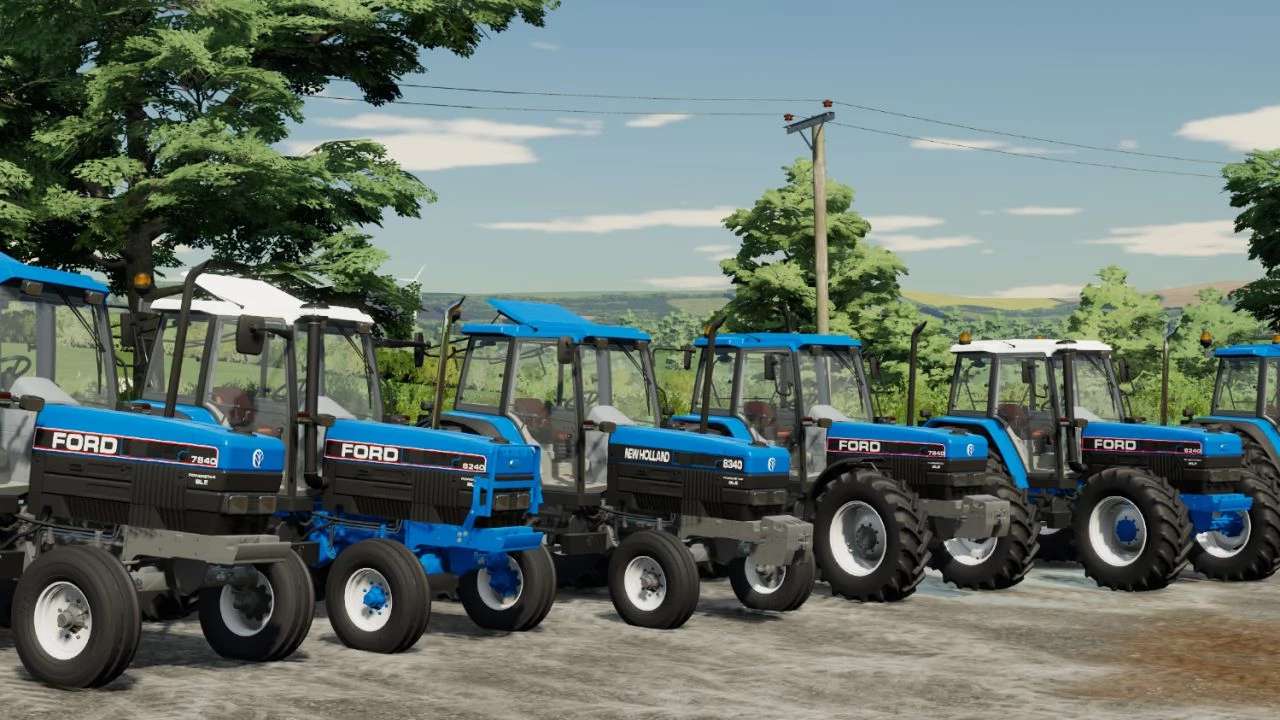 New Holland Ford 40 Series 6-цилиндровый пакет v1.3.0.0 | Farming Simulator  22 мод | FS22 МОДЫ