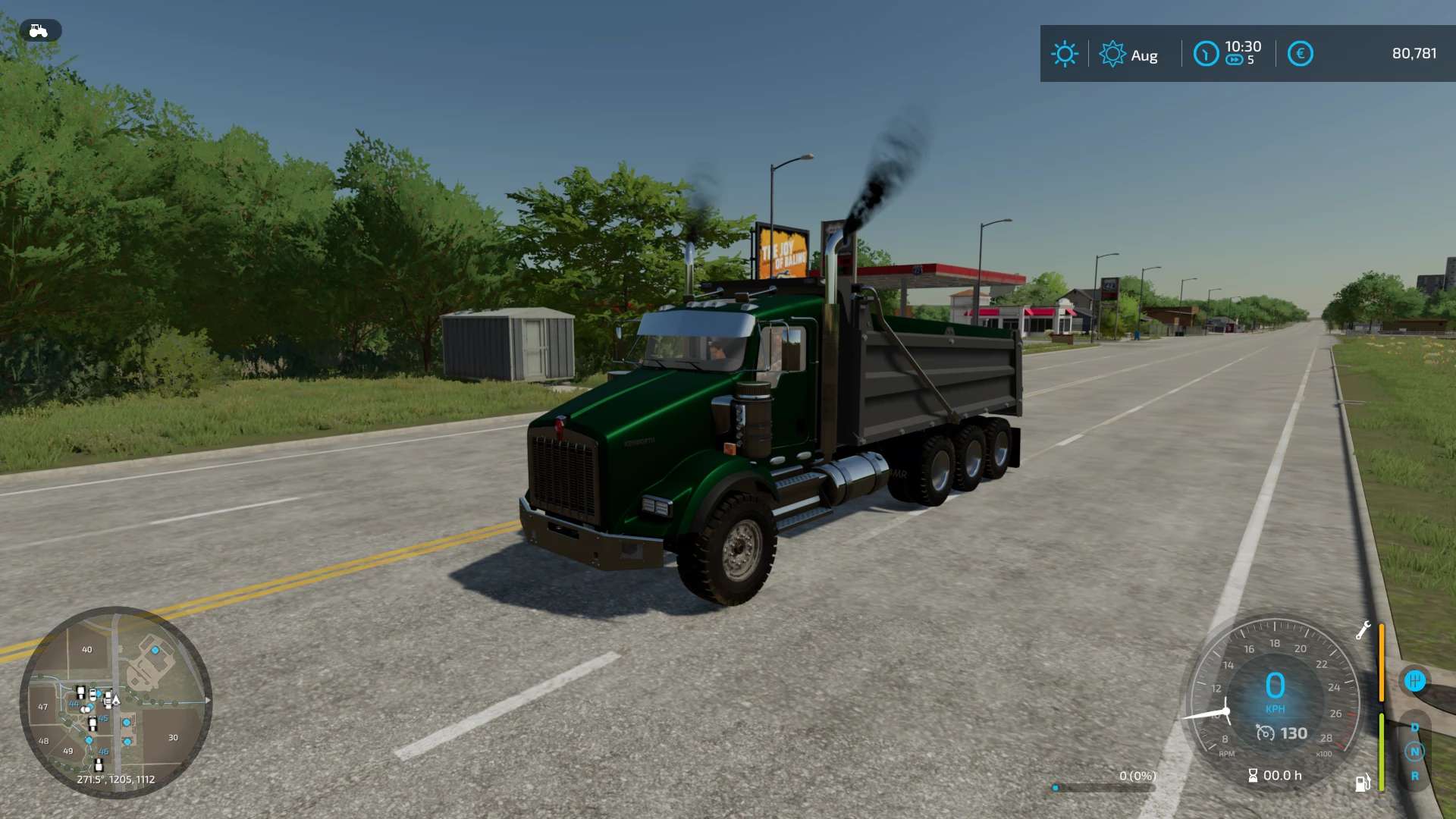 Самосвал Kenworth T800 V2.0.0.0 | Farming Simulator 22 мод | FS22 МОДЫ