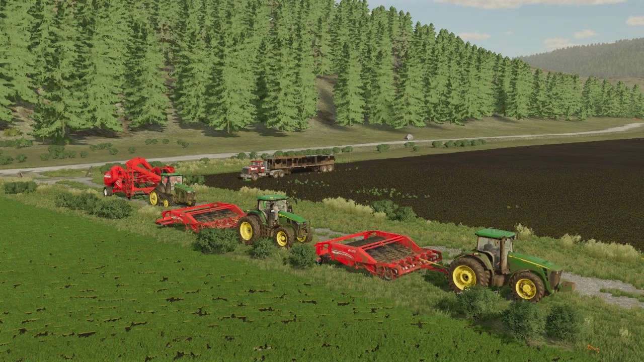 Картофелеуборочные комбайны v1.0.1.3 | Farming Simulator 22 мод | FS22 МОДЫ