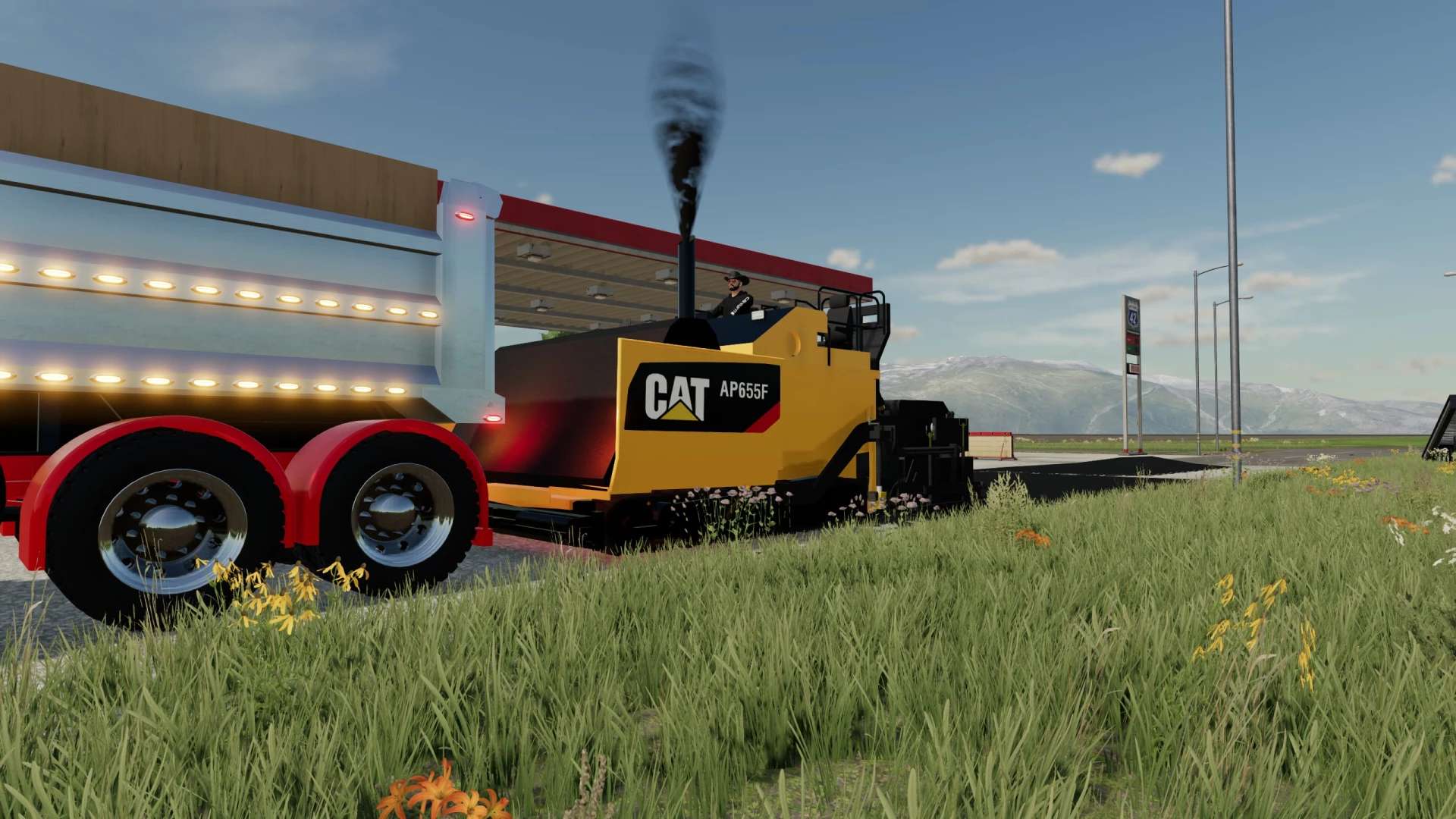 Caterpillar AP655F v1.0.1.0 | Farming Simulator 22 мод | FS22 МОДЫ