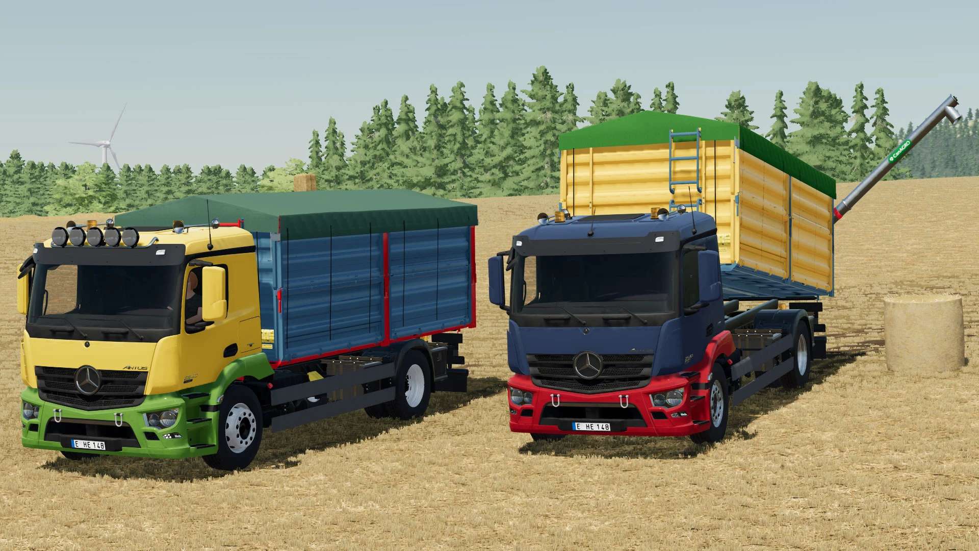 Mercedes Benz Antos Зерно/Перегрузочный Грузовик v1.0.0.0 | Farming  Simulator 22 мод | FS22 МОДЫ