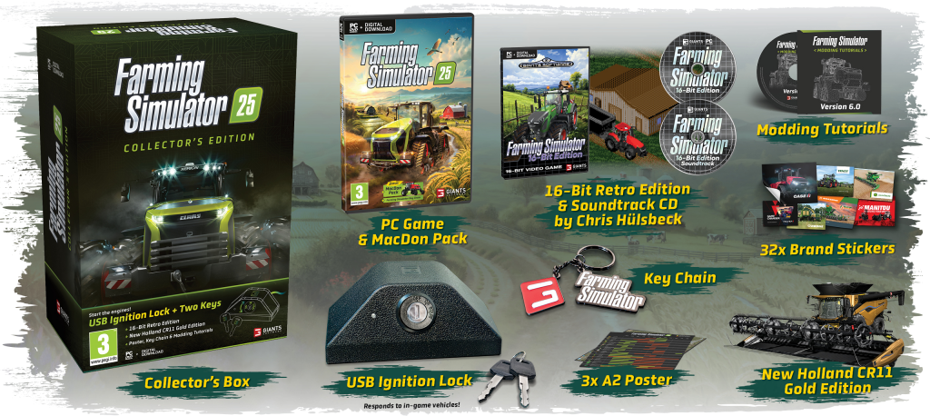 Замок зажигания Farming Simulator 25 для коллекционеров 